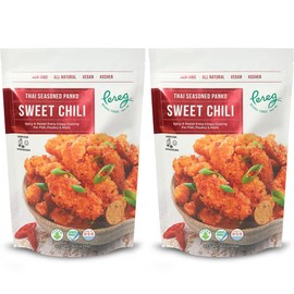 Panko Japanese Style Toasted Bread Crumbs (9 oz) - Thai Sweet Chilli Flavor - Seasoned & Flavored Bread Crumbs - Add crunch & Crispiness To Your Recipes