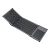 Portable Bluetooth Keyboard Foldable Multi Device Travel Keyboard with Touchpad