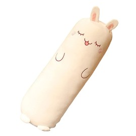 MUPI Long Plush Cute Body Pillows Cuddle Pillow Sleeping Big Pillows for Bed Kids Body Pillow Animal Shaped Pillow Boyfriend Pillow Toy Gift for Girlfriend （Bunny 33 Inch ）