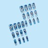 24Pcs Medium Press On Nails Square Fake Nails Press Ons