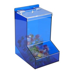 DUNTON Candy Dispenser Countertop with Lids,Acrylic Laundry Pods Dispenser,Wall Mounted Storage Dispenser for Laundry Room Pantry Office Store