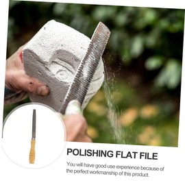 TOVINANNA 3 Pcs Glasses Repair File Polishing Grinding Tool Non-slip Handle Material Easy to Use