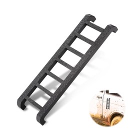 Widdle Wadder Ladder Magnet Bracket, 7.87x2.36x0.71in Decorative Ladder Car Magnet ABS Plastic Ladder Mount to Multiple Surfaces Magnetic Little Ladder for Cars Refrigerators Car Accessories (Black)