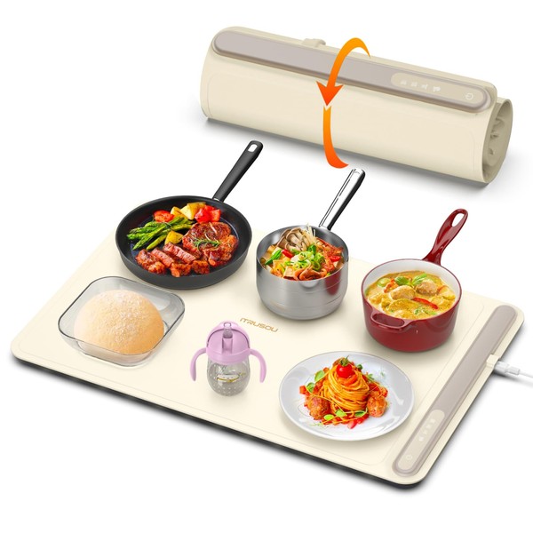 itrusou iTRUSOU Electric Warming Tray - Full Surface Heating,Rollable &