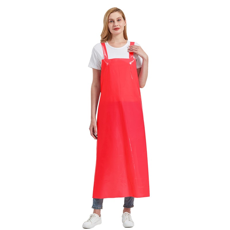 Nanxson Unisex Apron TPU Waterproof Apron H-shaped Shoulder Strap Work