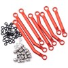 RCHUBAM 8Pcs RC Steering Pull Rod Link Linkage Set Anodizing