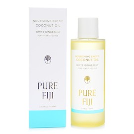 PURE FIJI Nourishing Exotic Coconut Body Oil, White Gingerlily (7.7 fl oz/230ml)