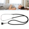 Fetal Stethoscope Monitoring Aluminum Alloy Soft Fetal Heart Stethoscope Black