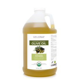 Olive Oil Extra Virgin Organic UNREFINED Cold Pressed VELONA (64oz)