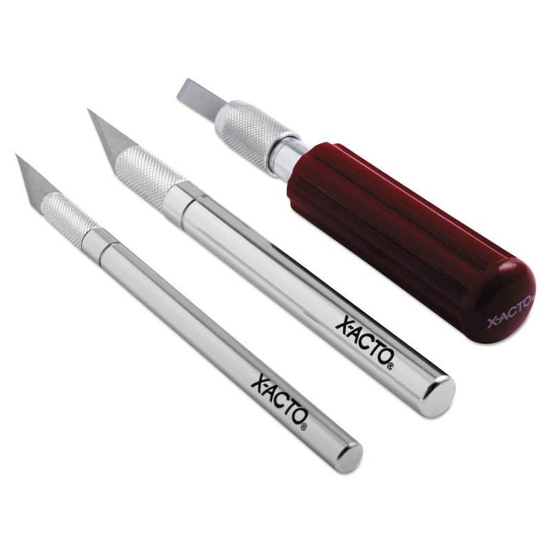 X-ACTO Compression Basic Knife Set, Includes 3 Knives, 13 Blades,
