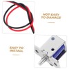 iplusmile Mini Solenoid Lock Travel Electromagnet for Push-Pull for Cabinets