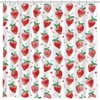 MEHOFOND 72x72inch Strawberry Shower Curtain Cute Bath Curtains for Bathroom