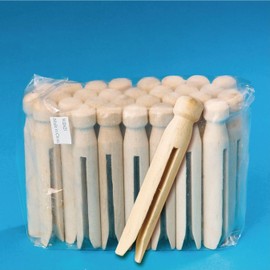 Clothespins - Doll Pins, 3-5/8" (Pack of 30)