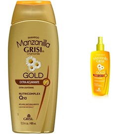 Shampoo Manzanilla Grisi gold extra aclarante 400 ml  Grisi Loción capilar 250 ml