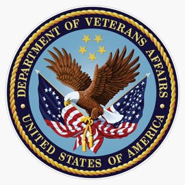 United States Department of Veterans Affairs (VA) Window Bumper Sticker Decal 5"