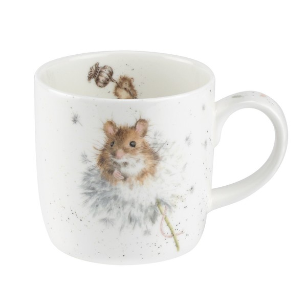 Wrendale Country (Mice) Single Mug, Bone China, Multi Coloured, 12 x 8.4 x 8 cm