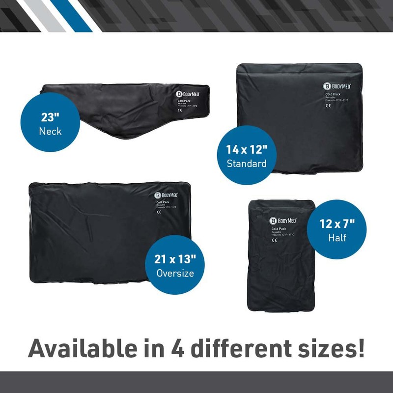 BodyMed Heavy Duty Reusable Urethane Ice Pack (2-Pack) for Knee,