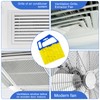 4Pcs Window Blinds Cleaner Shutters, 2* Blind Cleaners 1*Window Gap
