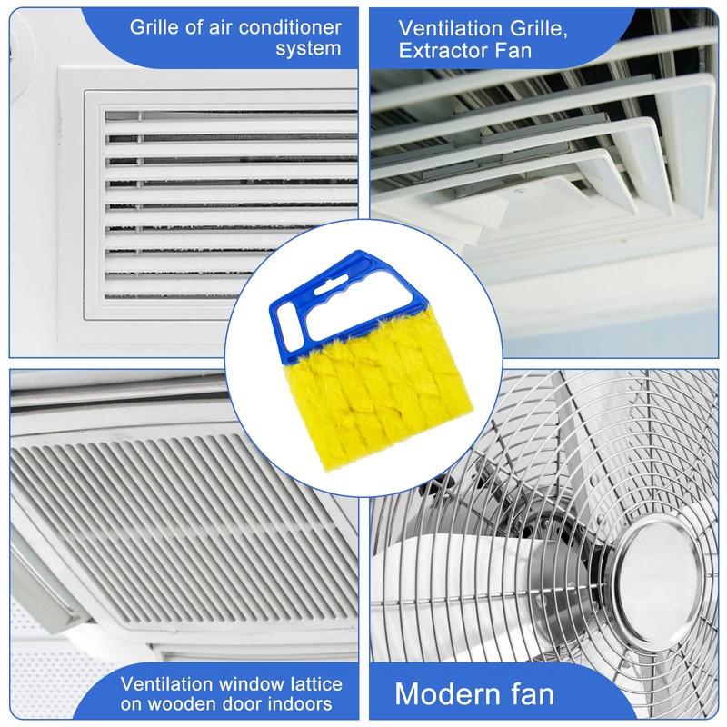 4Pcs Window Blinds Cleaner Shutters, 2* Blind Cleaners 1*Window Gap