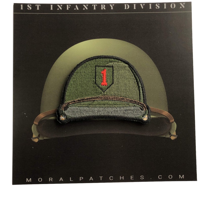 TACOPSGEAR Big RED ONE 1ST Infantry Division Helmet Patch