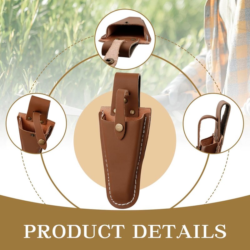 Tabanzhe Leather Sheath Tool - Protective Case for Garden Pruning