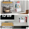 SEANADO Acrylic Trash Bag Dispenser, Wall Mount Kitchen Organizer Storage