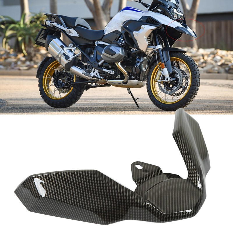 Motorcycle Front Beak Cover Carbon Fiber Style Fairing Wheel Extender