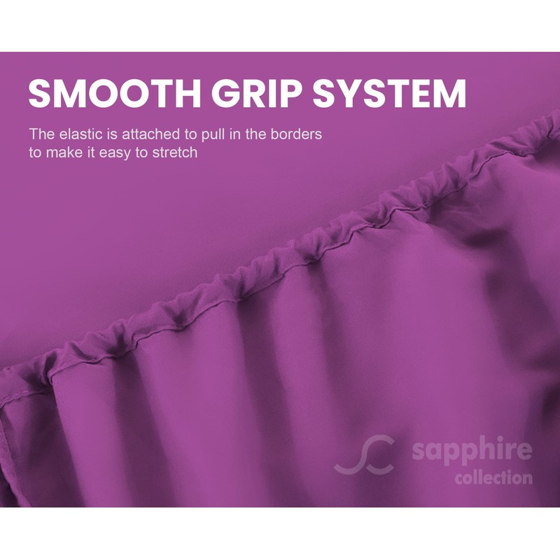Sapphire Collection Fitted Sheet Non Iron Percale 180 Thread Count