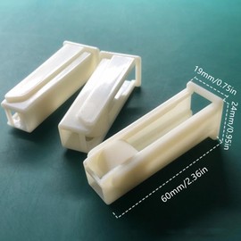 4 Pcs Silicone Tubing Clamps, Plastic Hose Clamp Tube Clip Pipe Hose Adjustable Flows for Control Wine Bottles Hose Shut Off Clamp.