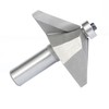 Akylin 60 Degree Chamfer Router Bit,1/2" Shank,1" Cutting Depth,1-1/8" Bevel