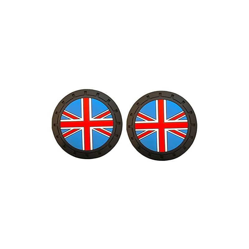 PSL Union Jack Car Cup Coasters Holder Mini Insert Anti-Dust
