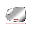 Replacement Driver Left Side Mirror Glass Heated with Blind Spot