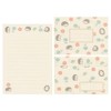 Hanko Letter Set (Hedgehog and Flower) LLH7 (Old LLL305)