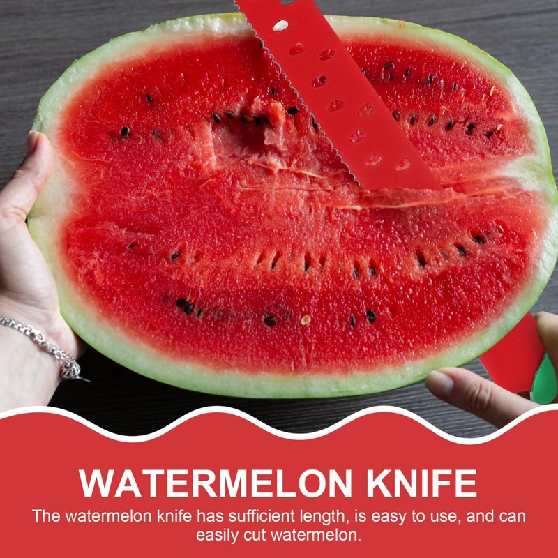 Multifunctional Watermelon Knife Extended Watermelon Cutter Slicer with Stainless Steel