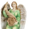 Ebros カラフル 座っているローマの天使 豊か 繁栄 ポジティブ エネルギー 像 高さ7インチ アブンジア