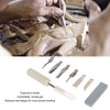 Craft Knife Set 6 Steel Blades Ergonomic Handle Hobby Knife