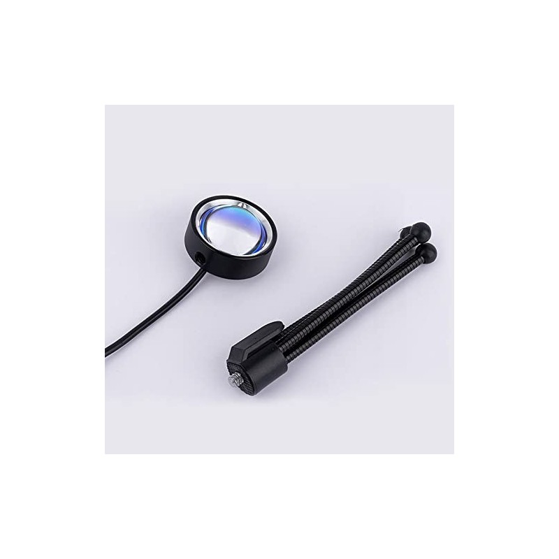 LED Sun Sunset Rainbow Projector Atmosphere USB Night Light Lamp