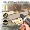 Pack of 30 Diamond Chainsaw Sharpeners, Chainsaw Blade Sharpening Stone,