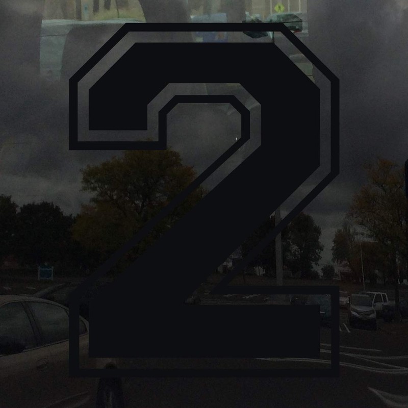 Applicable Pun Varsity Number 2 - Vinyl Decal - Black