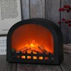 Simulated LED Fireplace Lantern USB & Battery Powered Flameless Light