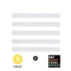 JJ LMS Transparent Padel Racket Protectors with Padel Sticker -
