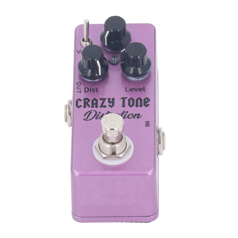 Electric Guitar Distortion Pedal Tone Distance Level Knob Aluminum Alloy