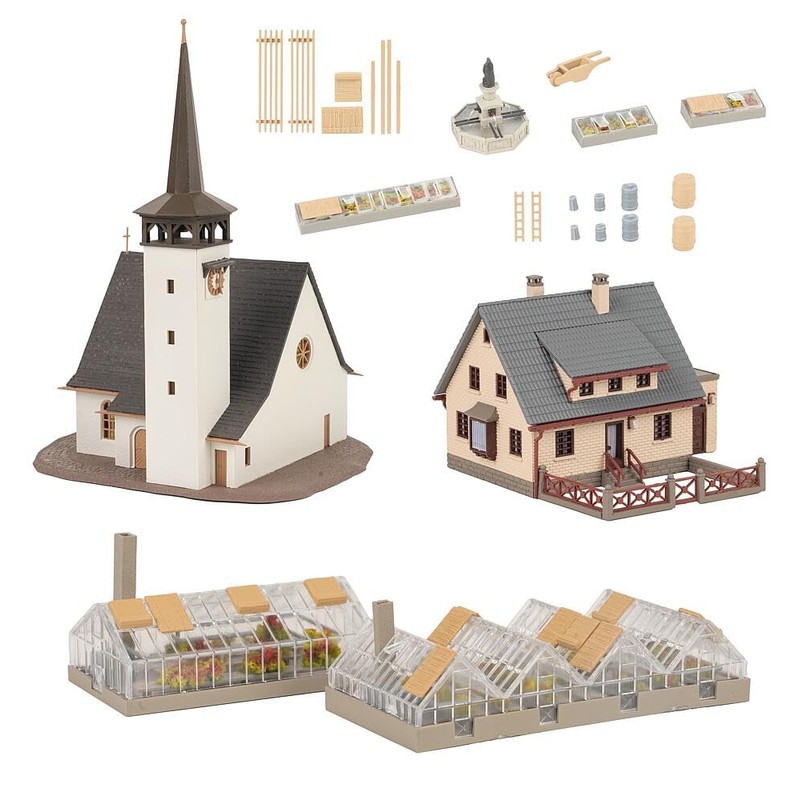 FALLER 239010 - Kit azione Villaggio - Scartamento N