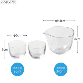 Fires glassmaking Brume 冷酒 Set Al – 01/Set