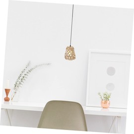 MERRYHAPY 2pcs Bamboo Lamp Shade Small Decorative Lampshade for Floor Table Light Replacement for Pendant Light Covers Home Decoration