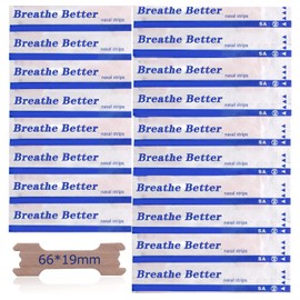 Chargenyang Large Breathe Better Nasal Strips to Reduce Snoring Drug-Free Works Instantly to Improve Sleep Relieve Nasal Congestion (50Count)