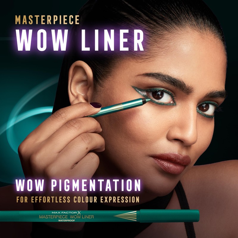 Max Factor Masterpiece Wow Liner, 310 Sable Black, 24-Hour Wear