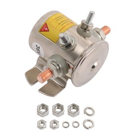 4 Terminal Max 200A 36 Volt Solenoid Continuous Duty Solenoid Relay for 70 Series Electric Golf Cart EZGO TXT 36V Solenoid 36VDC Replace OEM# 27855G01, 11761G1, 27855G02, 31680G1, 3016