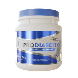 Prodiabetix Crema Hidratante para Pies, manos y codos de Personas con Diabetes De 1,400 kg