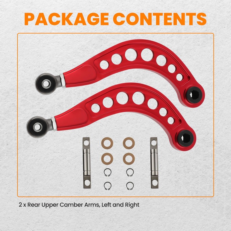 maXpeedingrods Rear Upper Control Arms for 2006-2015 Honda Civic Coupe